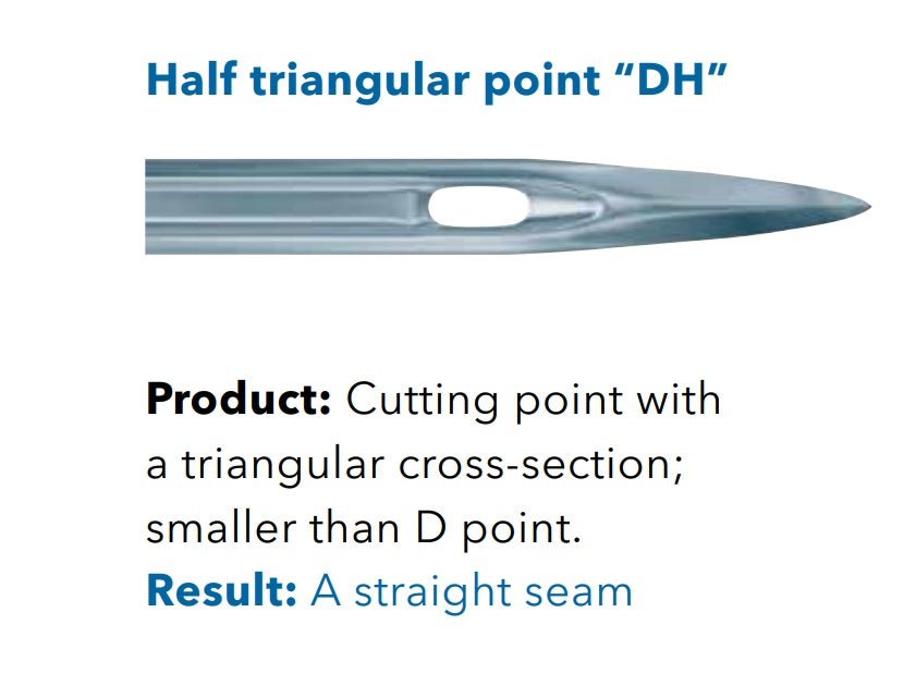 alt
Image with SCHMETZ DPx5 DH industrial sewing machine needles for leather (10 pcs) – available at Šarlotes audumi
