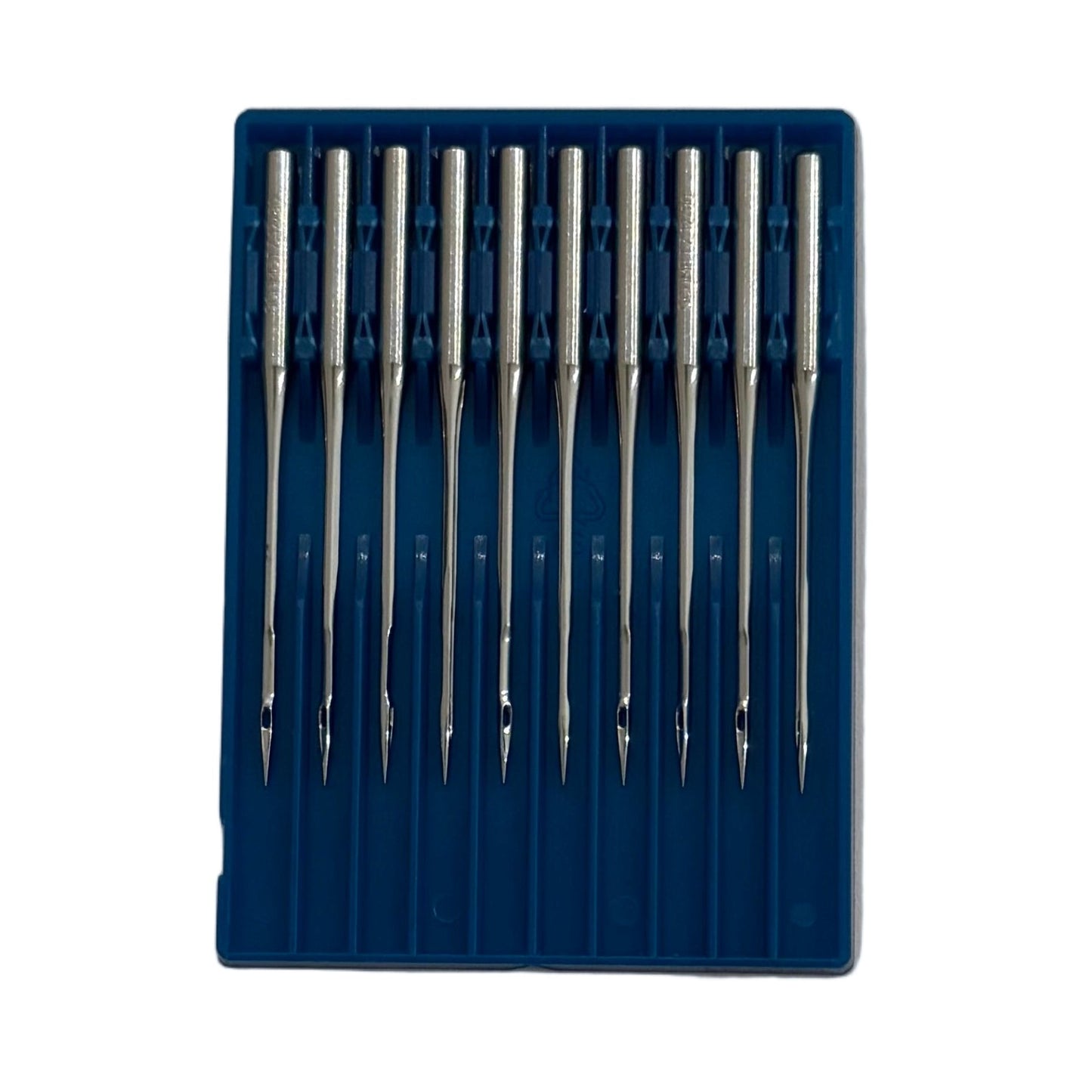 Zdjęcie przemysłowych igieł do maszyn do szycia SCHMETZ DPx5 SES – do dzianin i odzieży sportowej (10 szt.) – dostępne w Šarlotes audumi