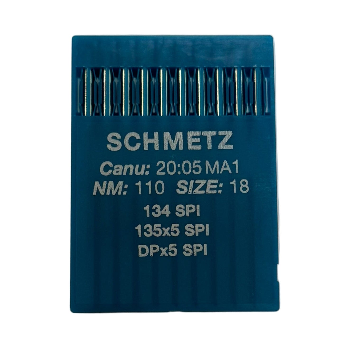 Image of SCHMETZ DPx5 SPI needles for industrial sewing machines – for thick and thin fabrics (10 pcs.) – available at Šarlotes audumi