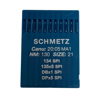 Image with SCHMETZ DPx5 SPI industrial sewing machine needles for dense and thin fabrics (10 pcs.) – available at Šarlotes audumi