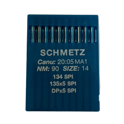 Image with SCHMETZ DPx5 SPI industrial sewing machine needles – for thick and thin fabrics (10 pcs.) – available at Charlotte's Fabrics