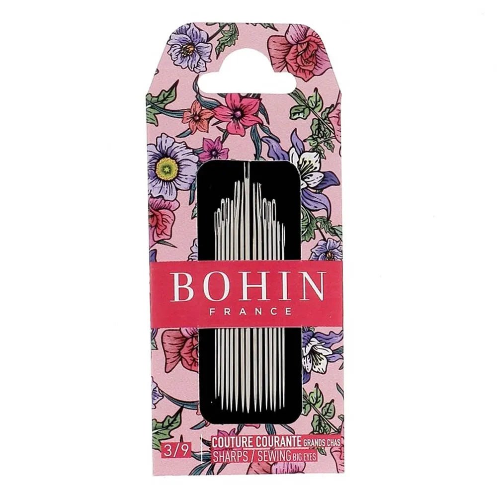 Image of Bohin Blossom Sharps needle set | No. 3–9 | 10 pcs. – available at Šarlotes audumi