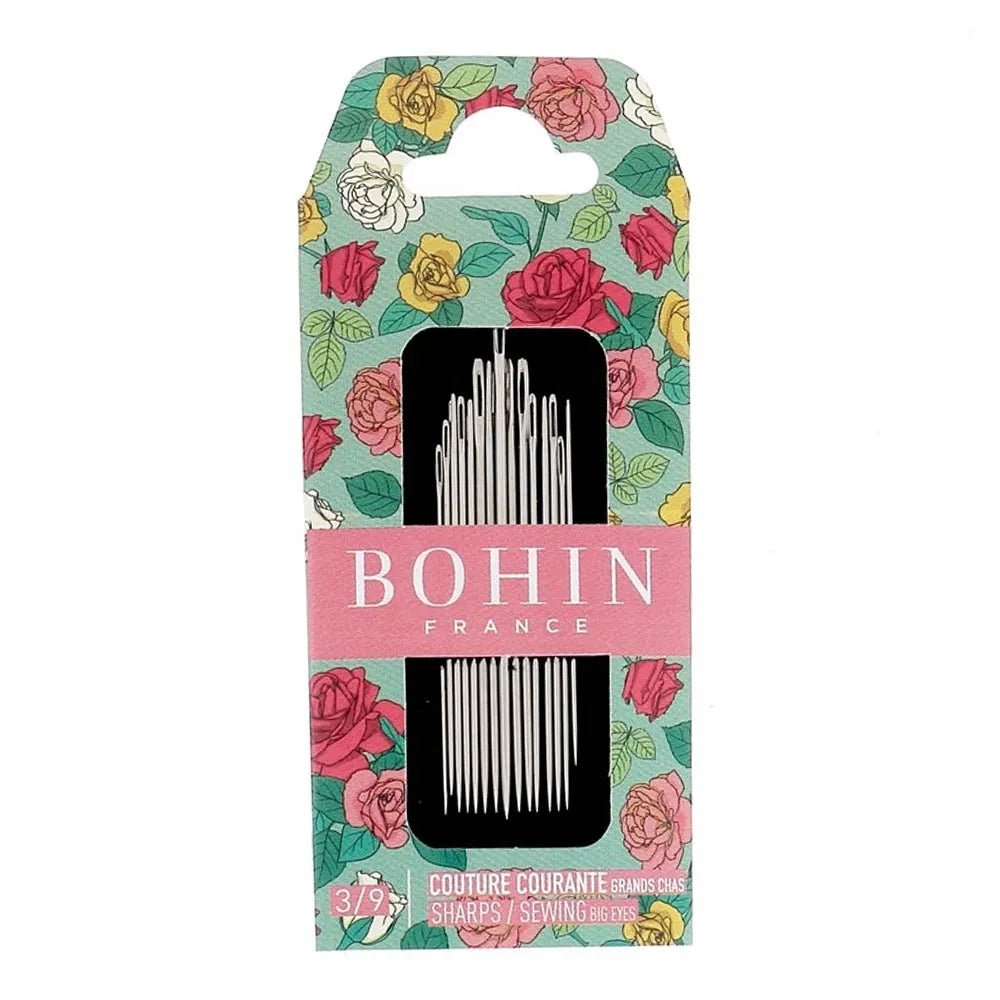 Image of Bohin Blossom Sharps needle set | No. 3–9 | 10 pcs. – available at Šarlotes audumi