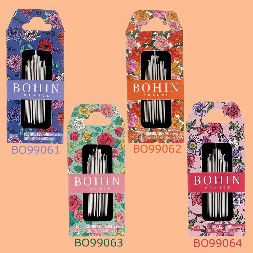 Blossom Sharps needle set image | No. 3–9 | 10 pcs. – available at Charlotte's Fabrics