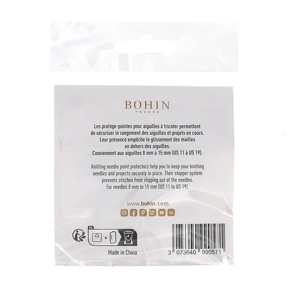 Attaching tips “Cat’s Paw” | Bohin | size M–L (4 pcs.) – available at Šarlote audumi