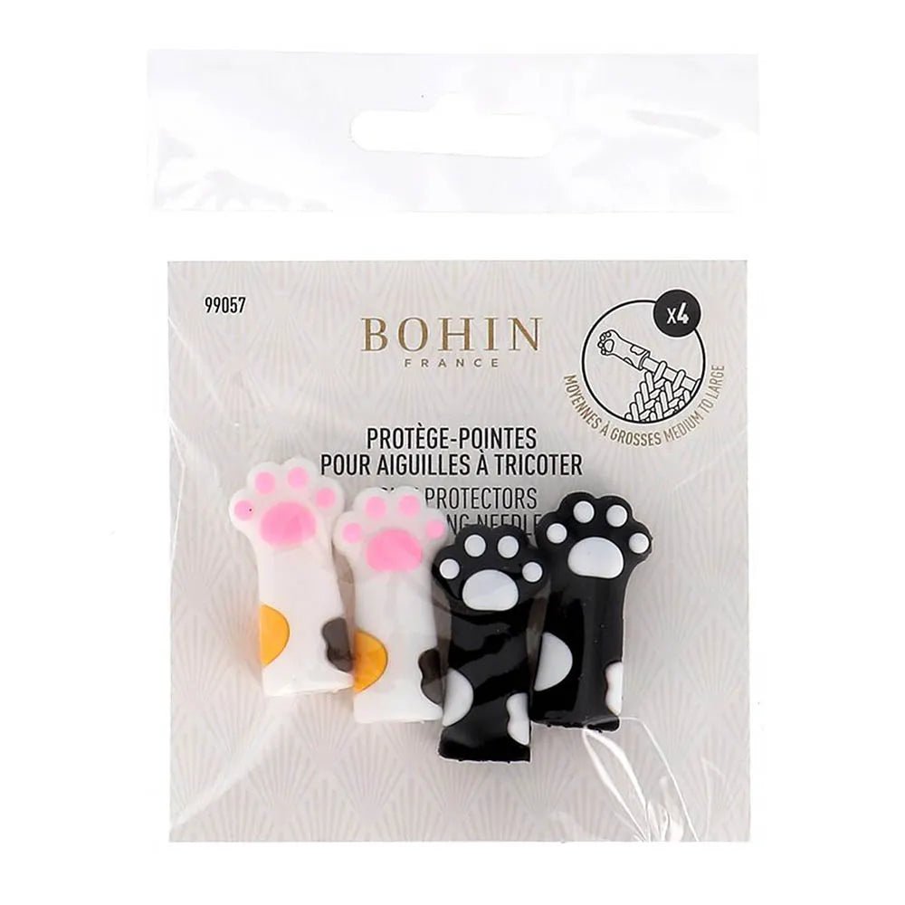 Image with needle tips “Cat Paw” | Bohin | size M–L (4 pcs.) – available at Šarlotes audumi