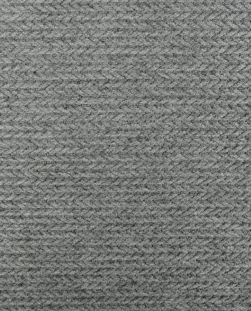 alt
Image with knitted jacquard fabric with cables - grey tone 350 g/m² – available at Charlotte Fabrics
