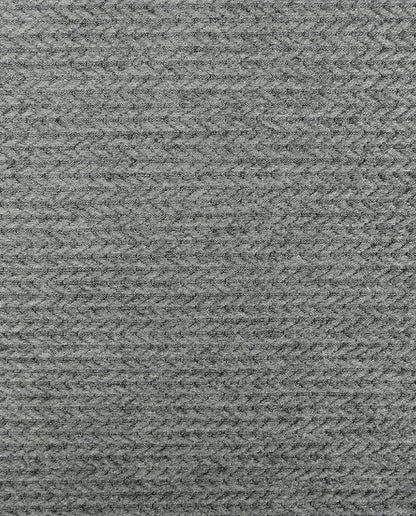 alt
Image with knitted jacquard fabric with cables - grey tone 350 g/m² – available at Charlotte Fabrics