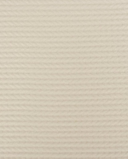 Image of knitted jacquard fabric with cables - warm white 350 g/m² – available at Šarlotes audumi