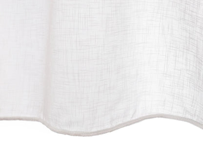 Curtain fabric with lead thread | 276 cm wide | linen imitation