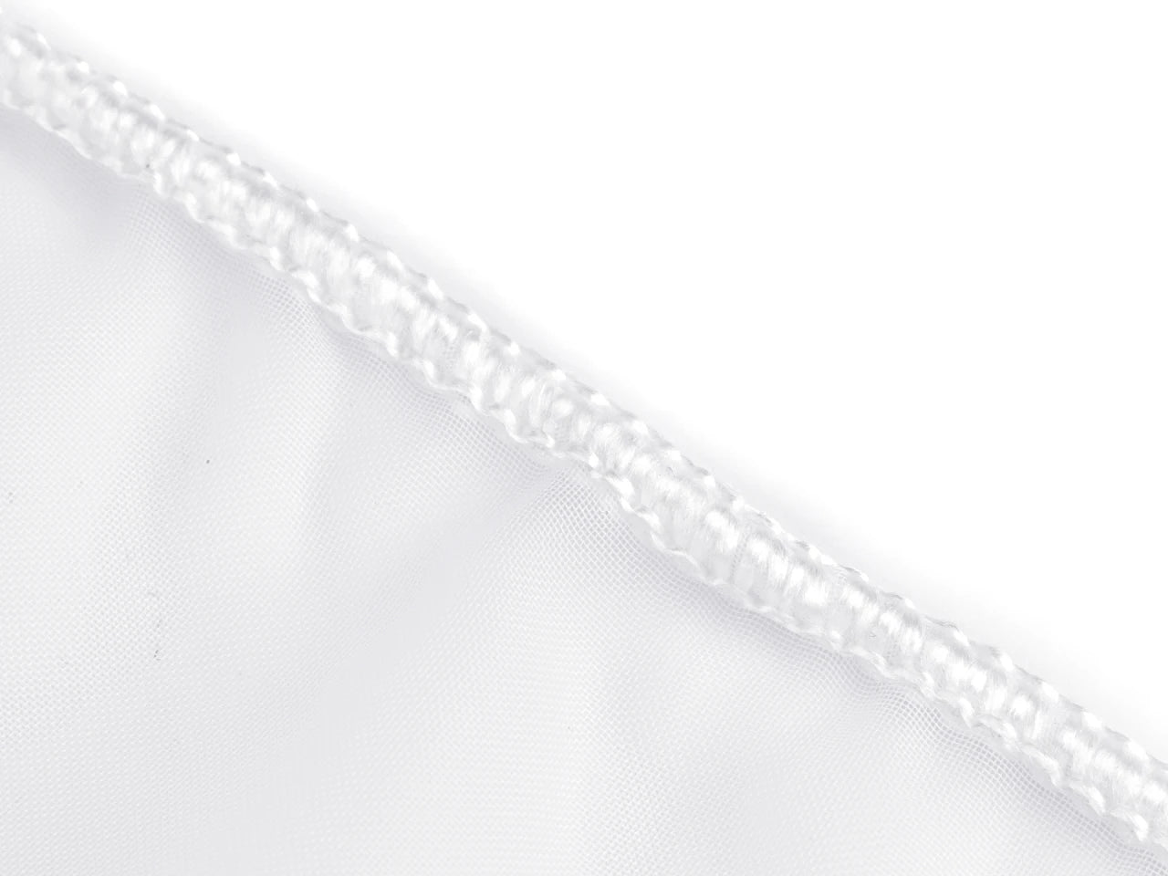 Curtain fabric tulle with lead thread | 276 cm wide | white or cream