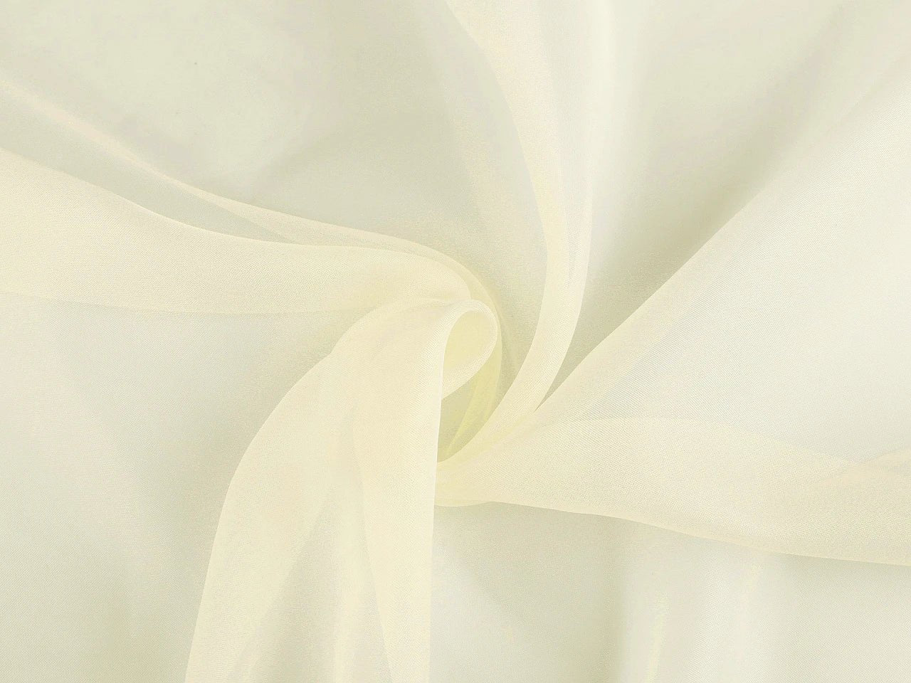 Curtain fabric tulle with lead thread | 276 cm wide|white or cream