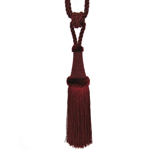 Image of curtain holders, tiebacks with fringes|in various shades – available at Šarlotes audumi