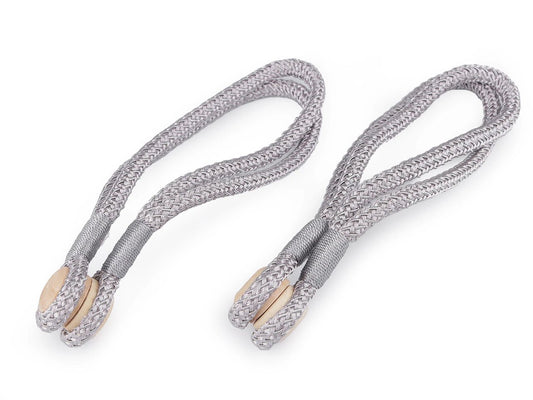 Curtain holder with magnet - grey (2 pcs in set)