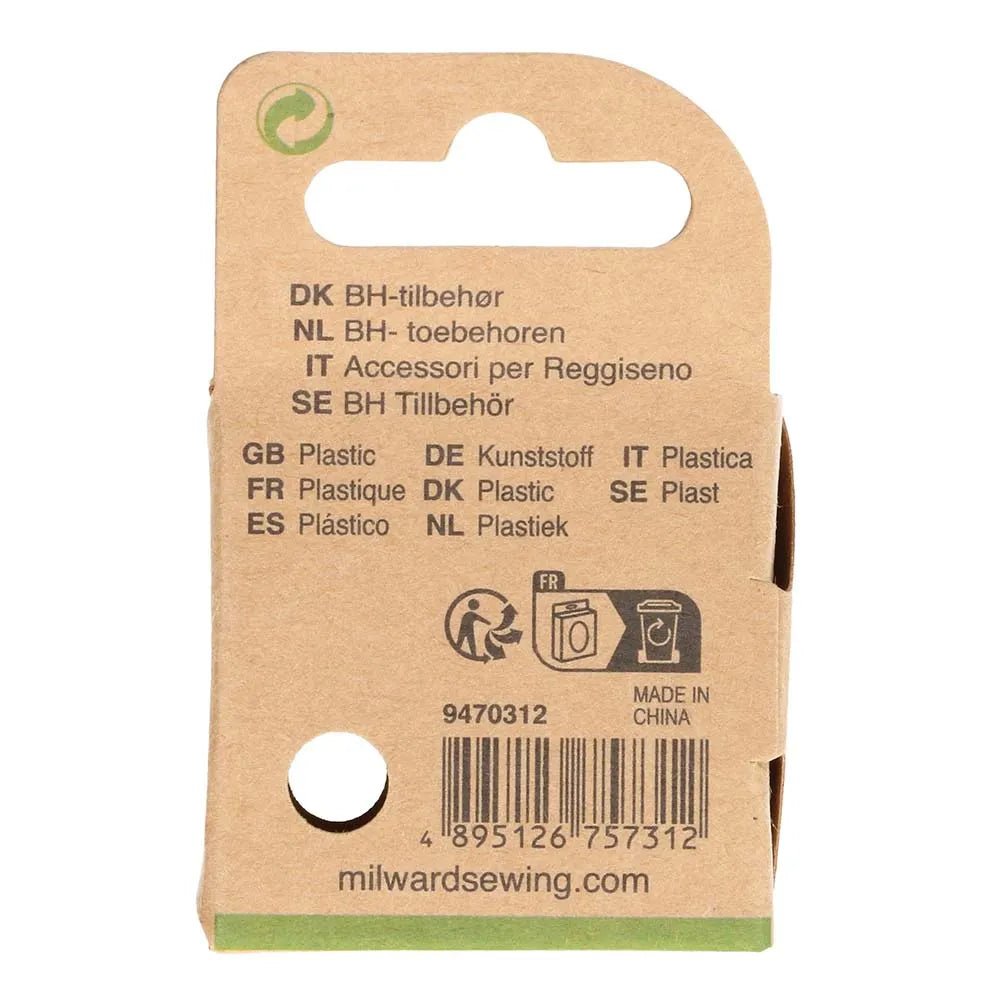 Underwear and bikini accessory set Milward 18 mm - transparent