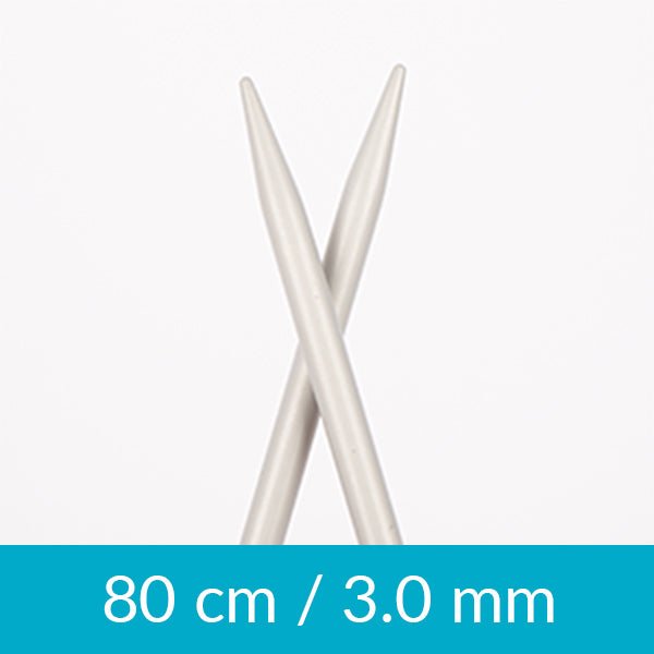 Image with circular knitting needles DROPS 80 cm| size 2.0 mm – 5.0 mm – available at Šarlotes audumi