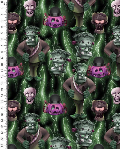 Bawełniana dzianina – zombie