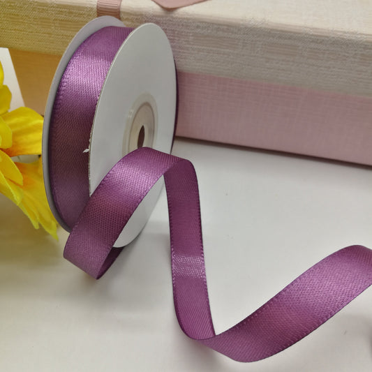 Satin ribbon - smoky lilac 32 mm (25 m pack)