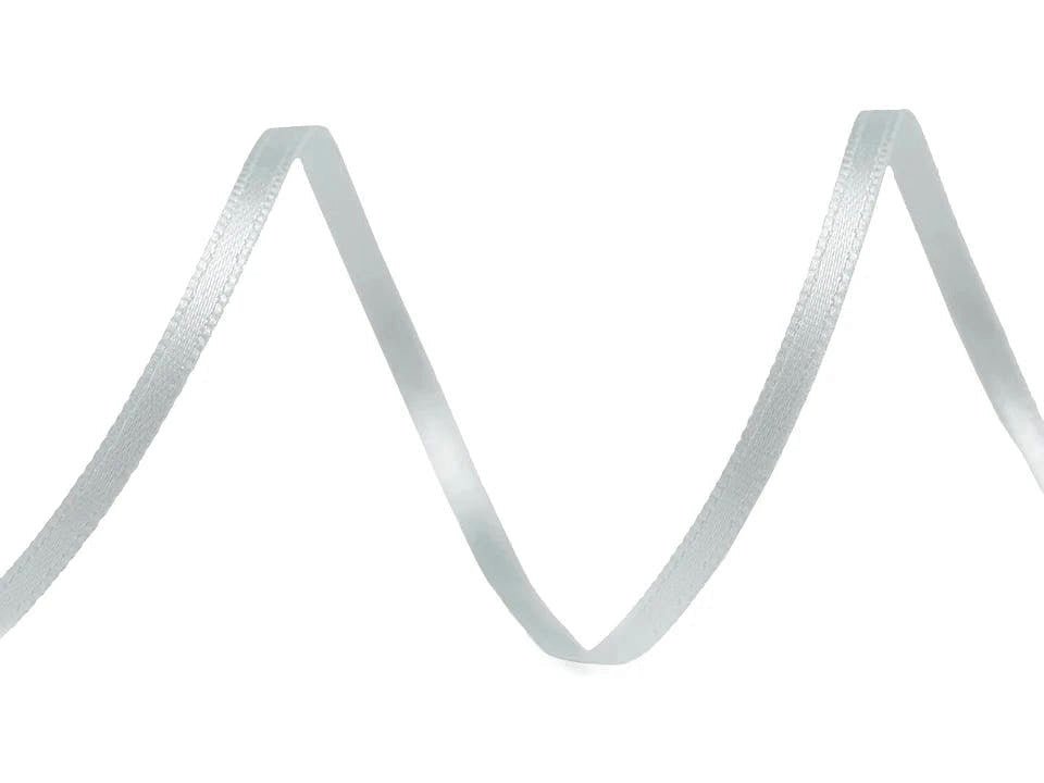 Wstążka atłasowa - szara 3 mm (opakowanie 100 m)