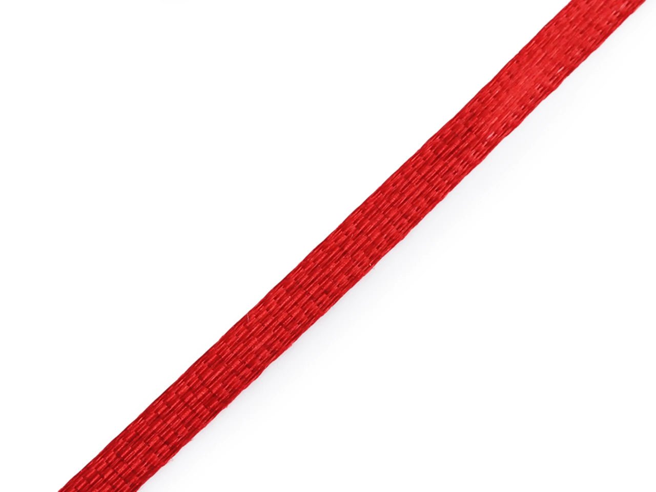 wstążka satynowa czerwona 3 mm (opakowanie 100 m)
