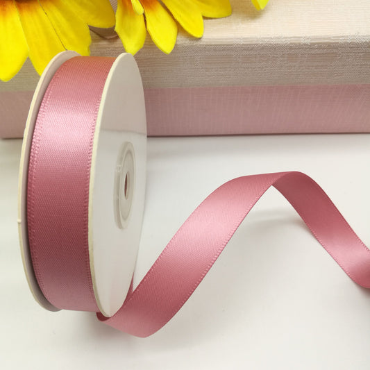 Satin ribbon - old rose 32 mm (package 25 m)