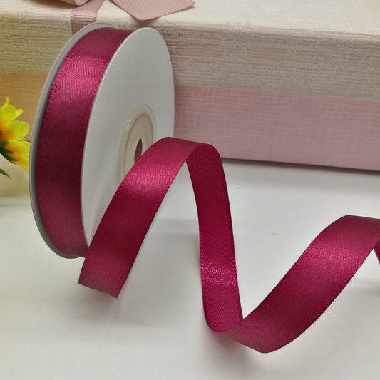 satin ribbon - wine-colored 38 mm (pack of 25 m)