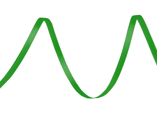 Satin ribbon - green 3 mm (pack of 100 m)