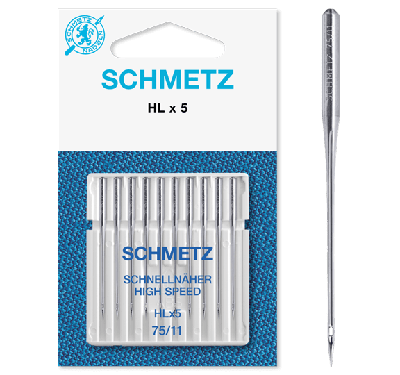 SCHMETZ HIGH SPEED SPECIAL HLx5 high-speed special needles - No. 75 (10 pcs.)