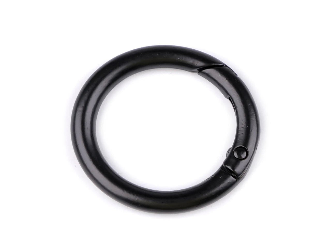 Key ring Ø25 mm | Metal spring carabiner | assorted colors