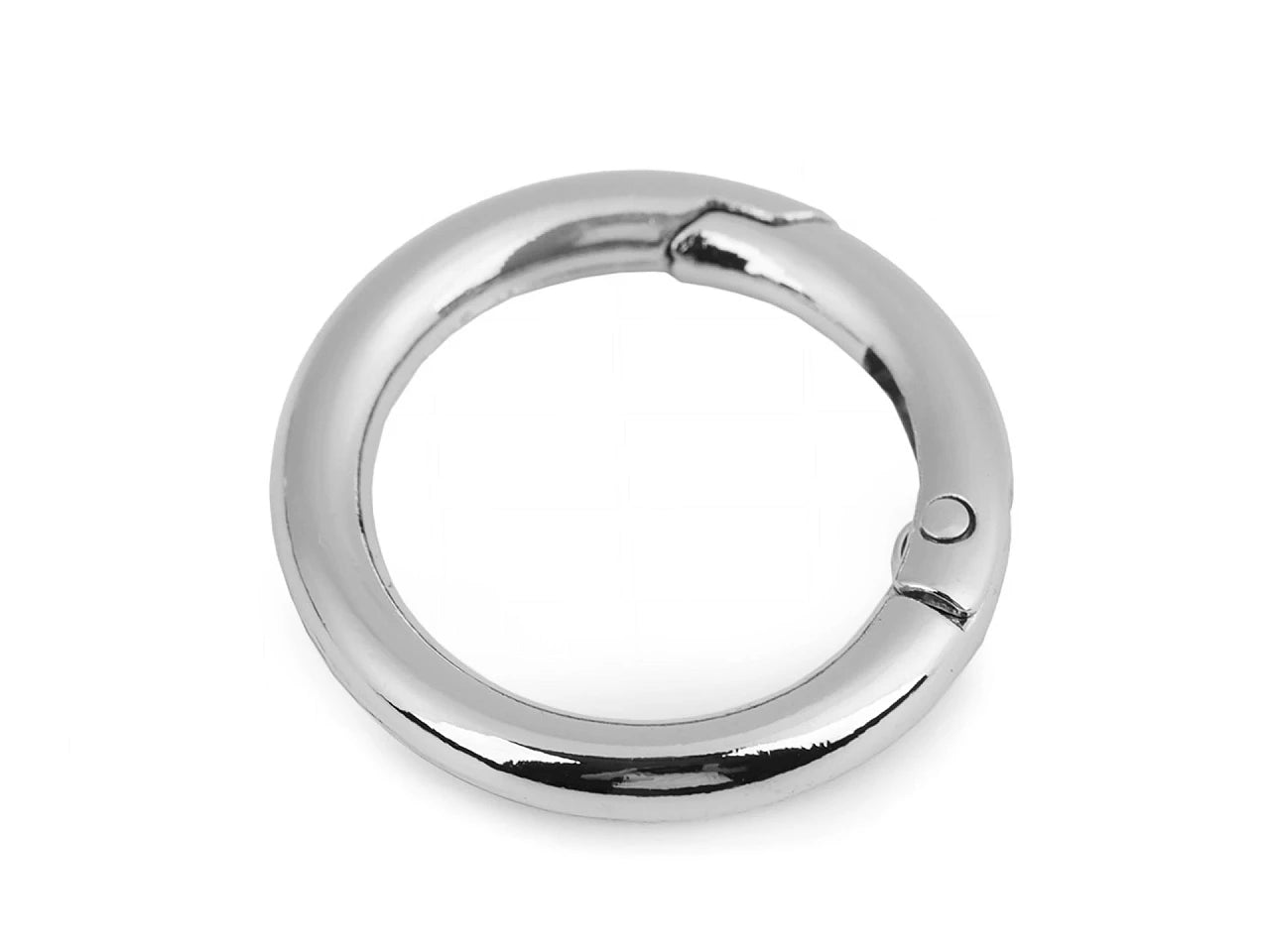 Key ring Ø25 mm | Metal spring carabiner | assorted colors