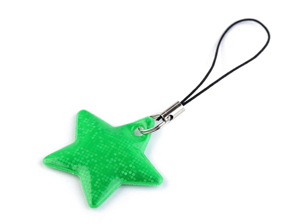 Reflective star | assorted shades – available at Šarlotes audumi