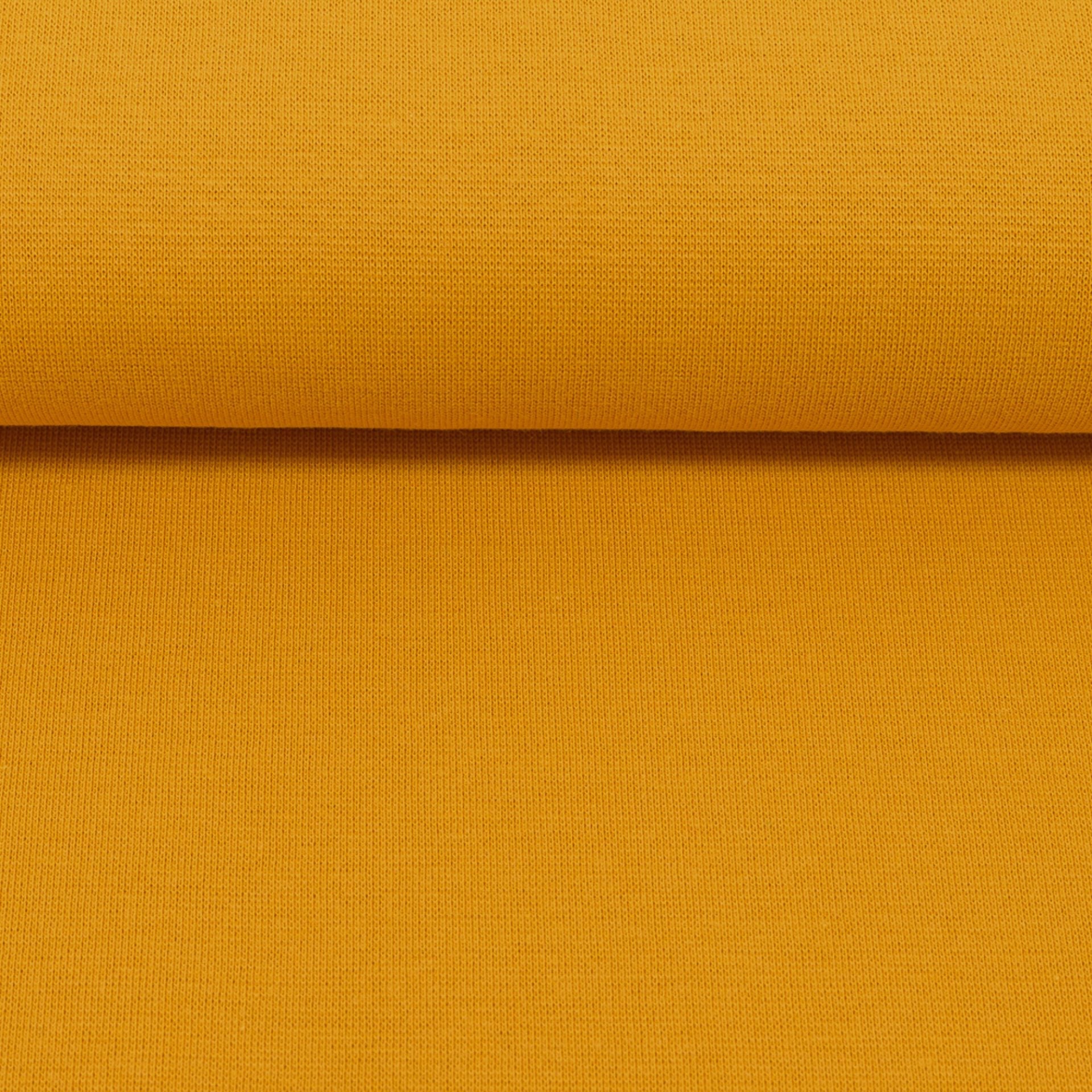 Fabric finishing edge | cuff - dark yellow 240 g/m²