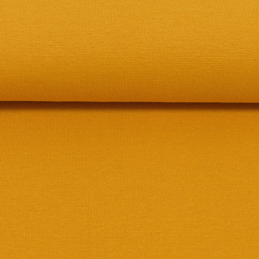Fabric finishing edge | cuff - dark yellow 240 g/m²