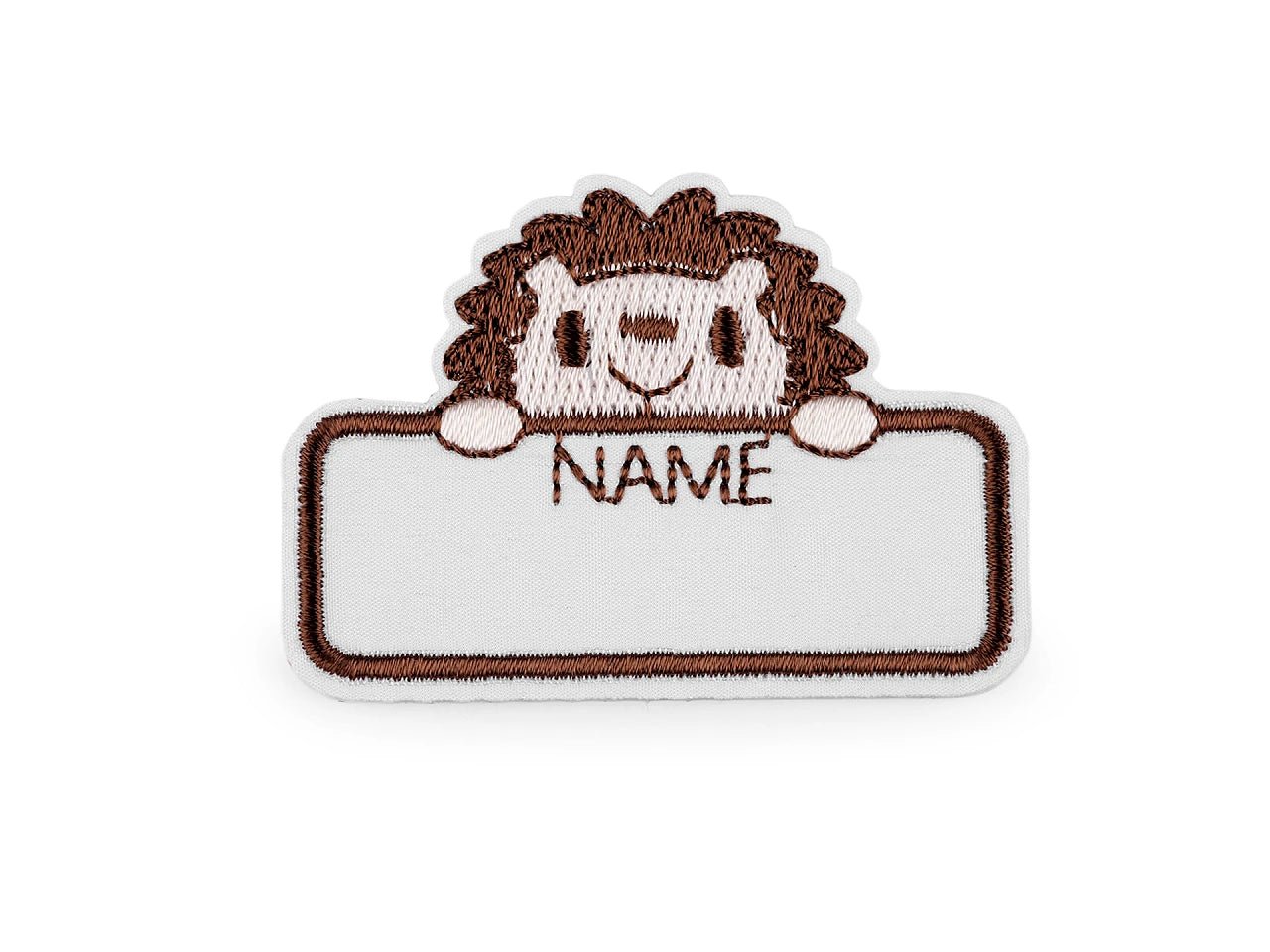 alt
Image with fabric label with name space – adhesive – available in Charlotte fabrics