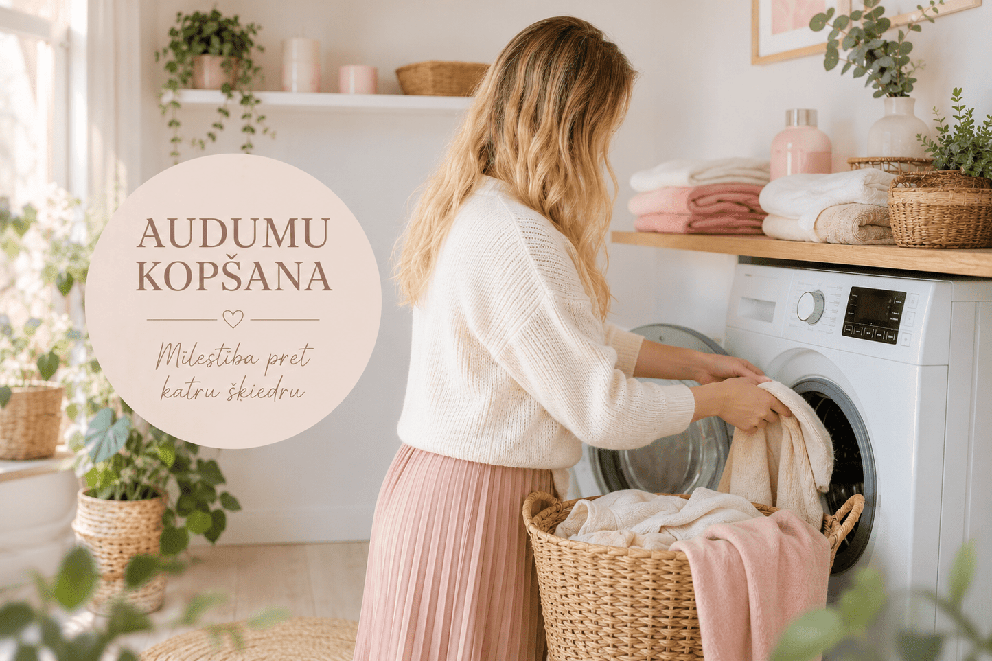 Obraz z ściągawką do pielęgnacji tkanin – cyfrowy BEZPŁATNY materiał – dostępny w Šarlotes audumi