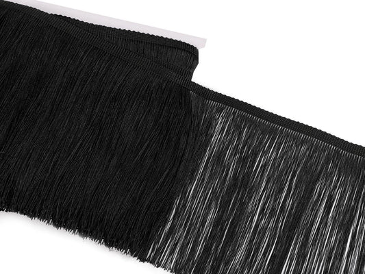 Frędzle 18 cm szerokie – dostępne online w Šarlotes audumi