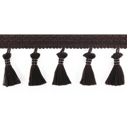 alt
Image with fringe ribbon with tassels 55 mm - dark brown – available at Charlotte's Fabrics