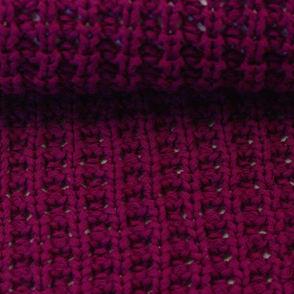 Image of thick 100% cotton knit - burgundy 615 g/m² – available at Šarlotes audumi