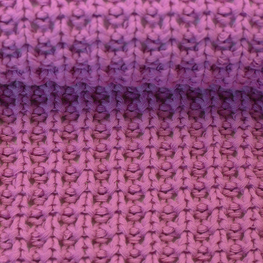 Image of thick 100% cotton knit - pink 615 g/m² – available at Charlotte’s fabrics
