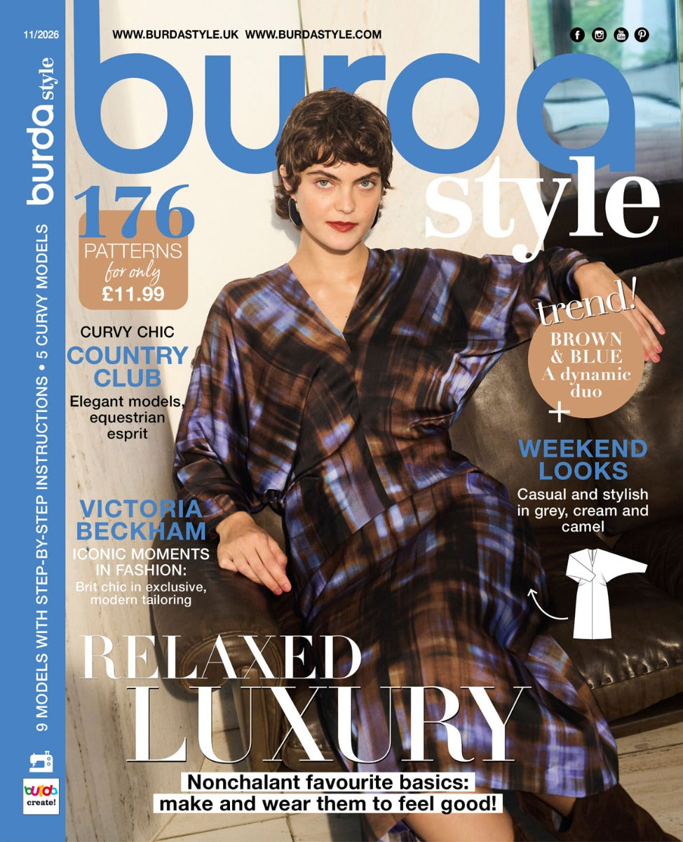 Burda Style 11/2026 – magazyn krawiecki z wykrojami | listopad 2026