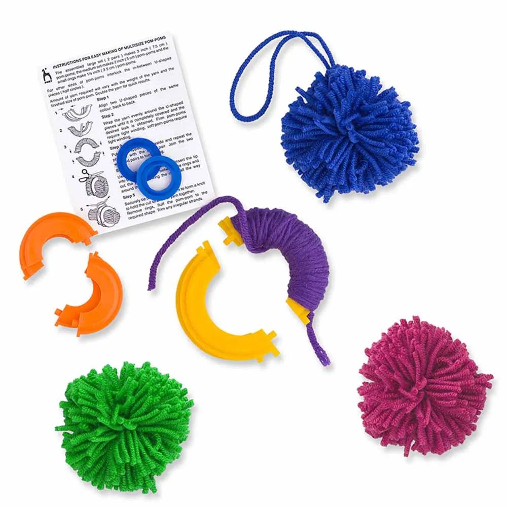 Image with Bumbulīšu pom-pom maker Pony | various sizes – available at Šarlotes audumi