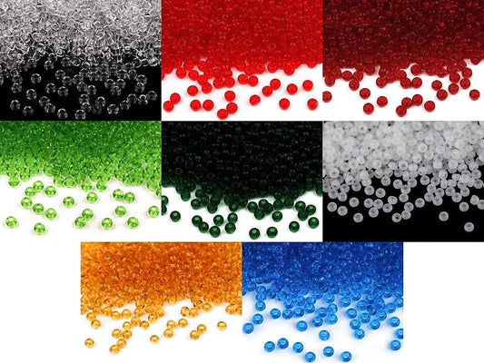 alt
Image with Czech glass beads Preciosa 4.5 mm 20 g | assorted shades – available at Šarlotes audumi