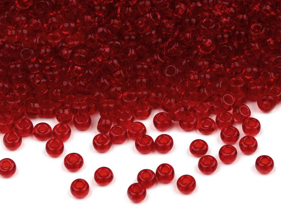 Image with Preciosa Czech glass beads 4.5 mm 20 g | various shades – available at Šarlotes audumi