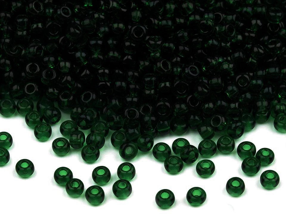 Image with Preciosa Czech glass beads 4.5 mm 20 g | assorted shades – available at Šarlotes audumi