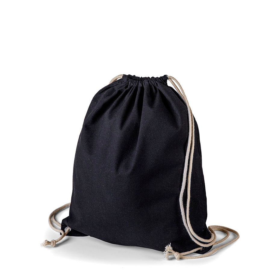 alt
Image of natural cotton drawstring backpack 140 g/m² 38 × 46 cm - black – available at Charlotte's Fabrics