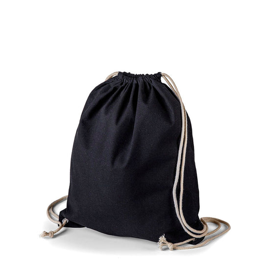 alt
Image of natural cotton drawstring backpack 140 g/m² 38 × 46 cm - black – available at Charlotte's Fabrics