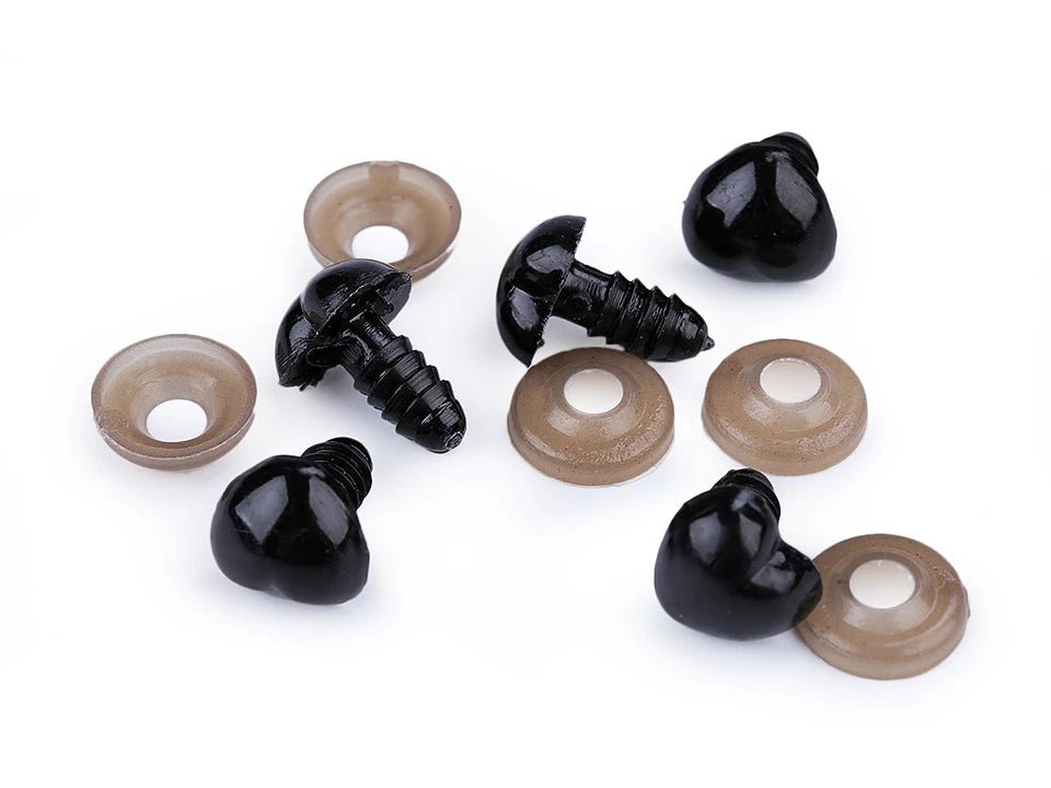 Obrazek z nosem do zabawki – kształt serca 12 × 13 mm (opak. 5 szt.) – dostępne w Šarlotes audumi