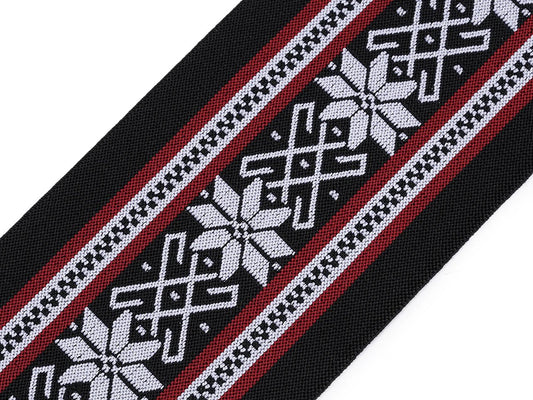 Image of Decorative elastic ribbon 10 cm – available at Charlotte’s Fabrics