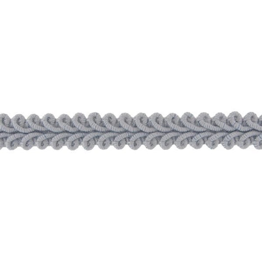 Image of Decorative cotton ribbon 11 mm - grey – available at Šarlotes audumi