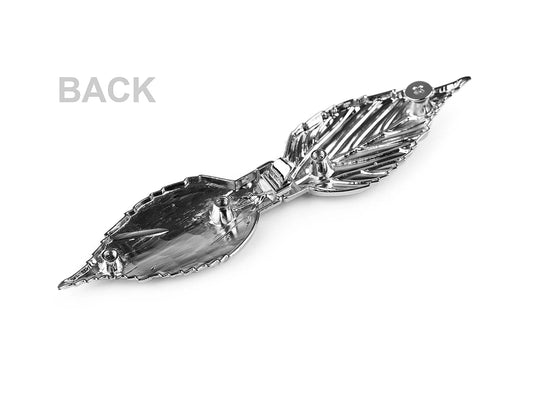 Decorative metal buckle with screws |2.8 × 11.6 cm|